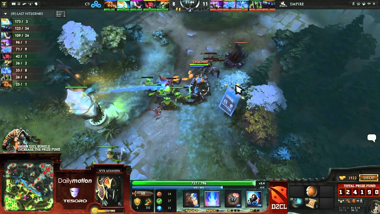 Team Empire vs Cloud 9 Game 3   Dota 2 Champions League Playoffs Semi Final TobiWan & Capitalist