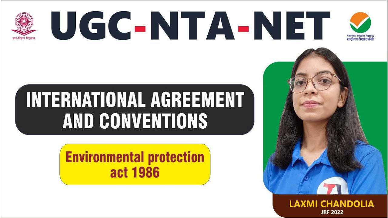 Environment Protection Act 1986 || Important convention || UGC NTA NET |I PDE ||  I PAPER 1