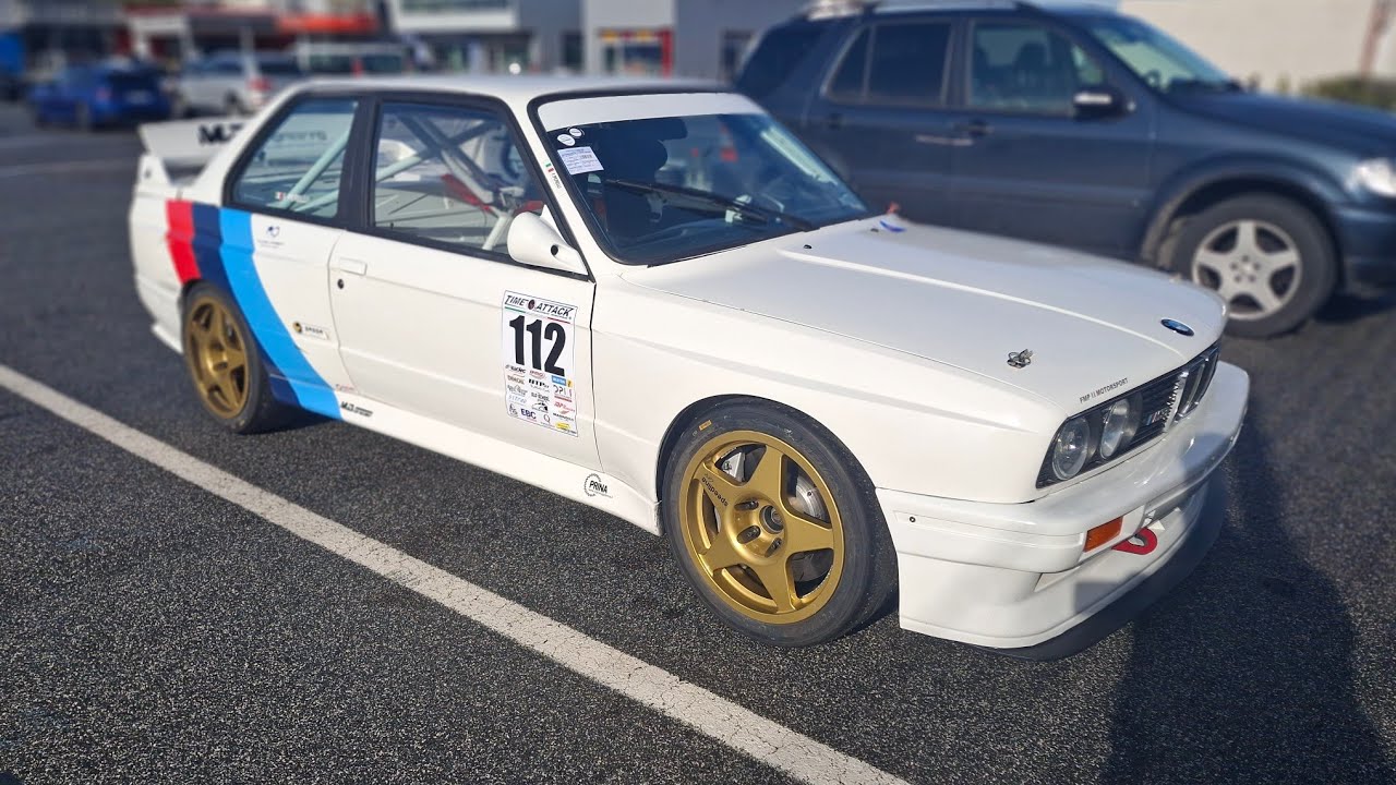 Bmw M3 e30 Superturismo Vallelunga 31 gennaio 2026 Wet Practice