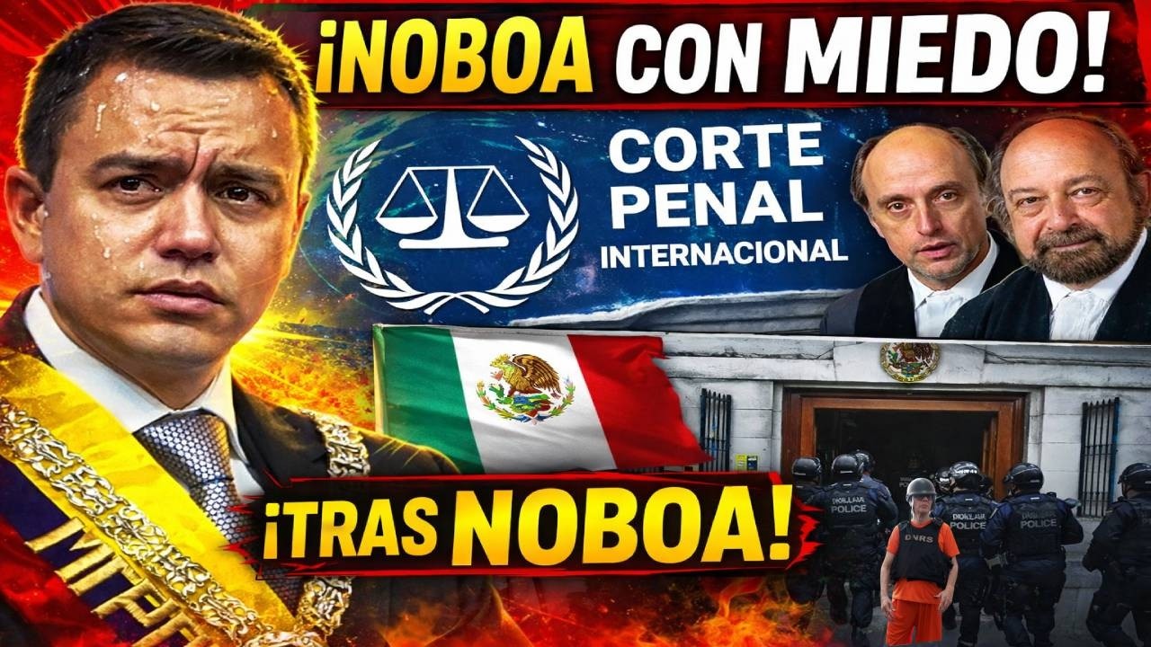¡ALERTA! La Corte Penal Internacional pone en la mira a Daniel Noboa por invadir la embajada de Méxi