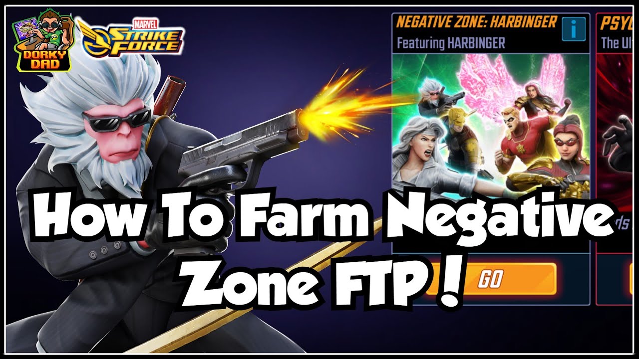 Guide: Negative Zone FTP With ZERO Heals! | Guide: Resource Management | MSF | Marvel Strike Force