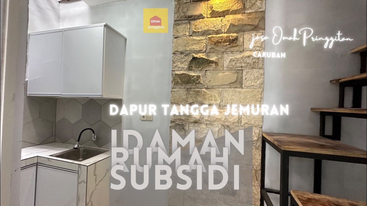 RENOVASI RUMAH SUBSIDI DAPUR DAN JEMURAN EPISIEN BANGET