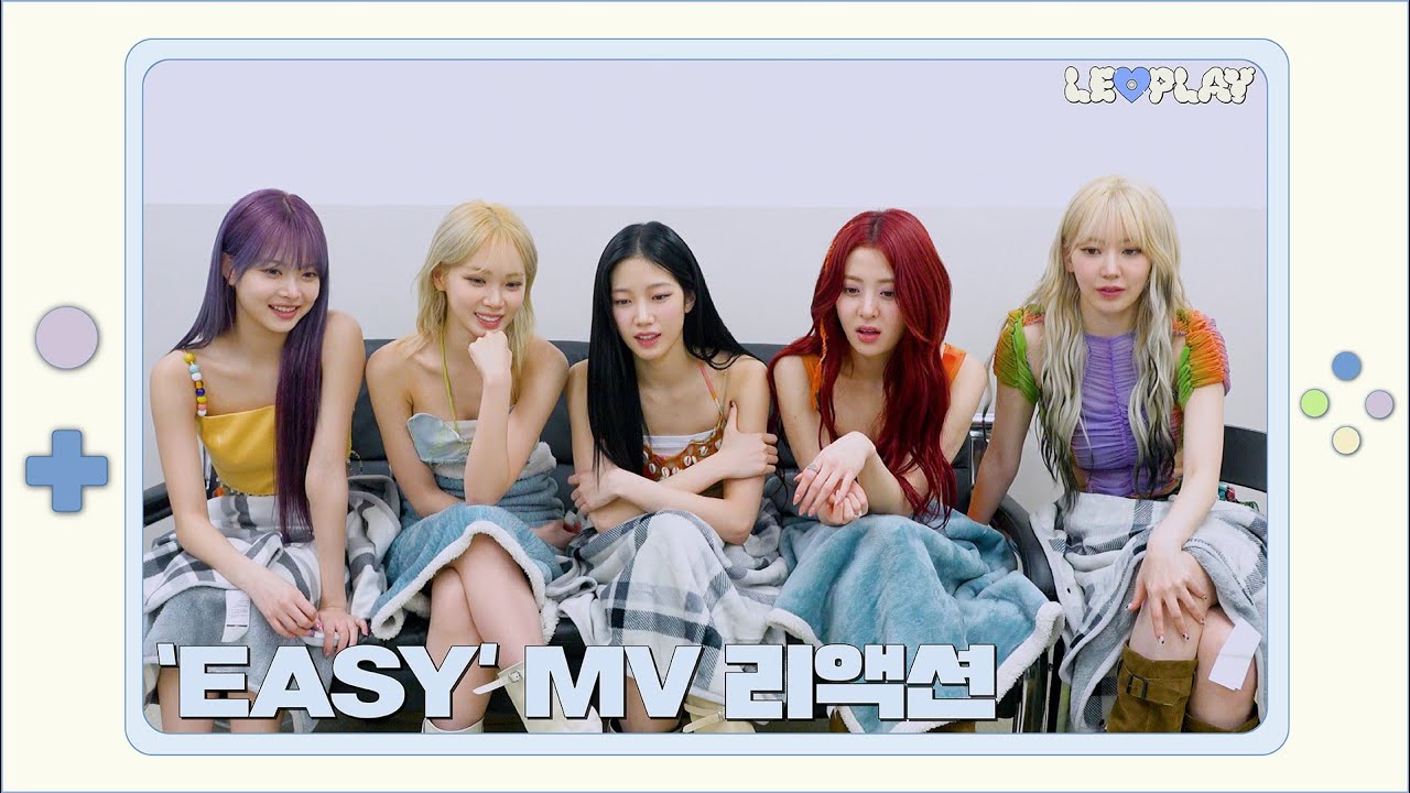 [LE▶️PLAY] ‘EASY’ MV reaction l 🎥LA의 추억…⭐️ 피어나에게만 공유할게요🫶💗