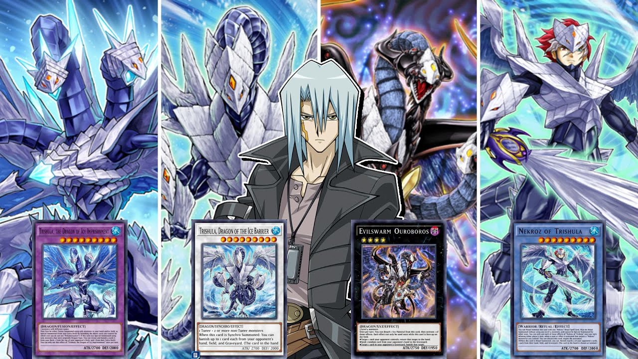 Summoning all counterparts of Trishula, Dragon of the Ice Barrier in one turn [Yu-Gi-Oh! Duel Links]