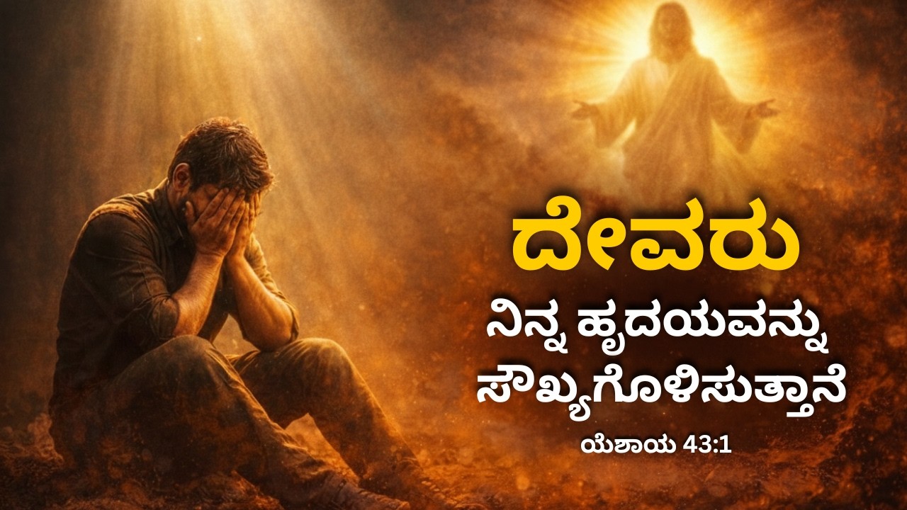 ದೇವರು ನಿನ್ನ ಹೆಸರನ್ನು ತಿಳಿದಿದ್ದಾನೆ | ಯೆಶಾಯ 43:1