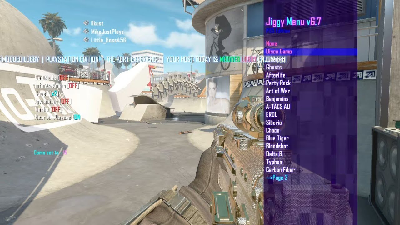 Mod Menu on Black Ops 2 PS5 Port!!!!!!