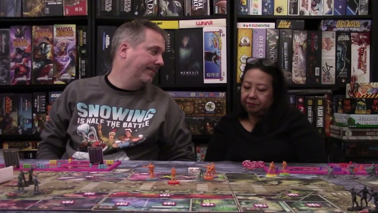 Zombicide Army of the Dead by CMON Mission 1 To The Rescue Full Playthrough