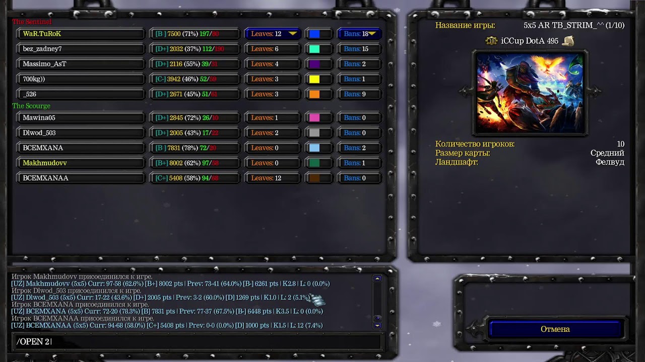Warcraft III  Dota1 ICCup