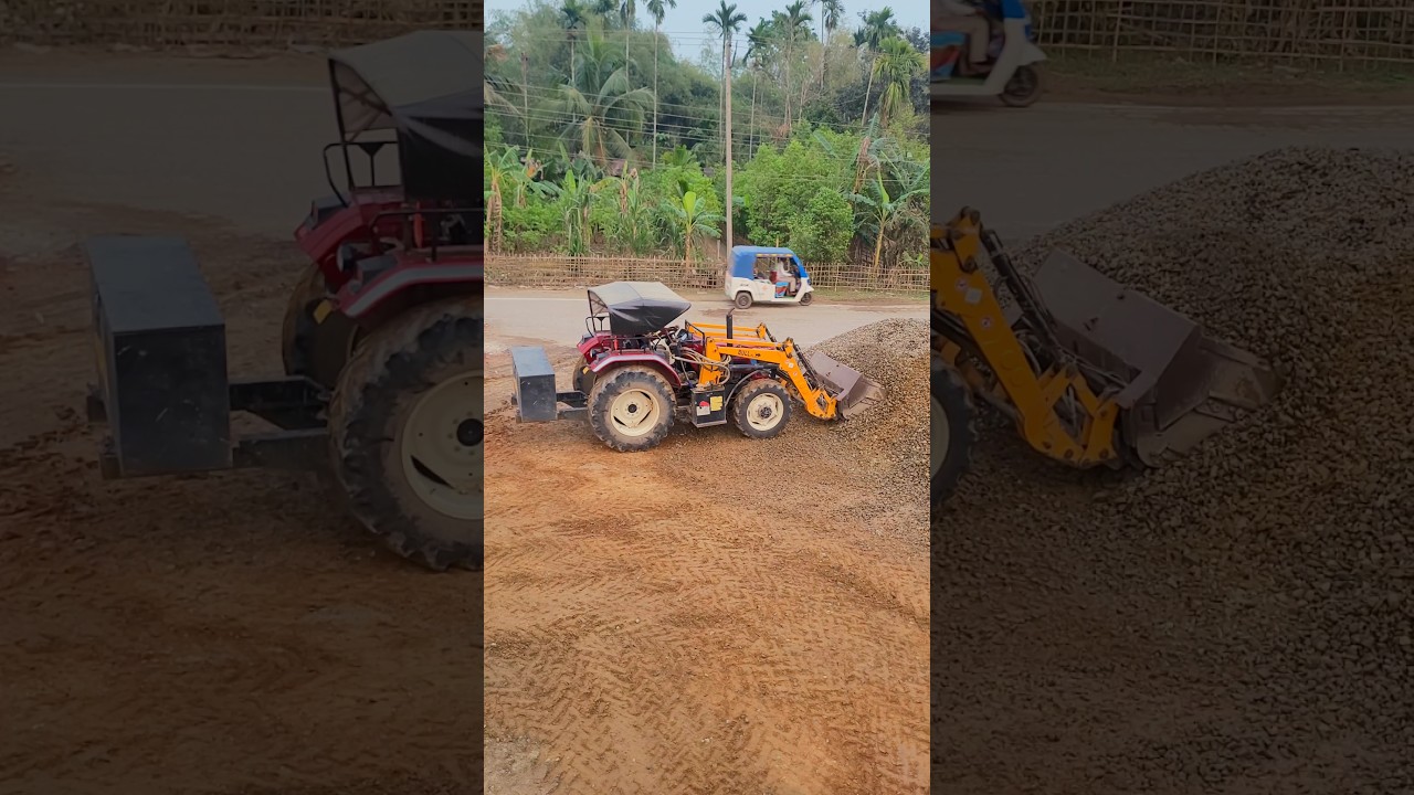 Tractor loader 4x4  Mahindra Tractor loader 4x4 #automobile #arman15