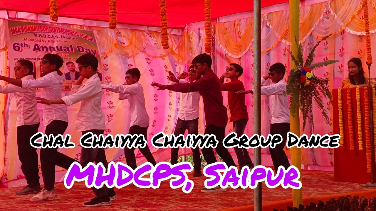 Chal Chaiyya Chaiyya Group Dance#rdps #school #siwan #education #studymotivation