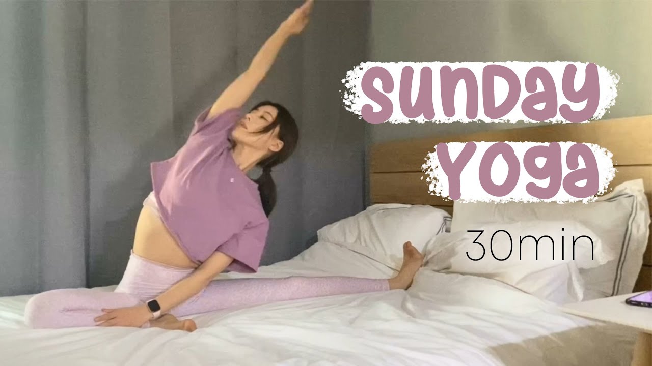 [황아영 요가] 집에서 따라하는 중급자 요가루틴🍃 EP7 일요일ㅣSunday Yoga Routine for intermediate