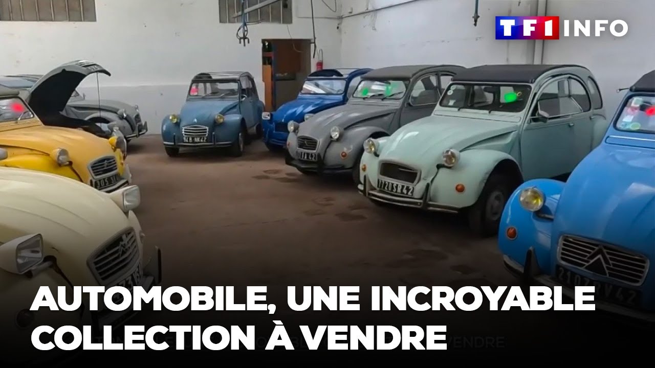 Voitures anciennes : une incroyable collection de centaines de v&eacute;hicules &agrave; vendre dans la Loire