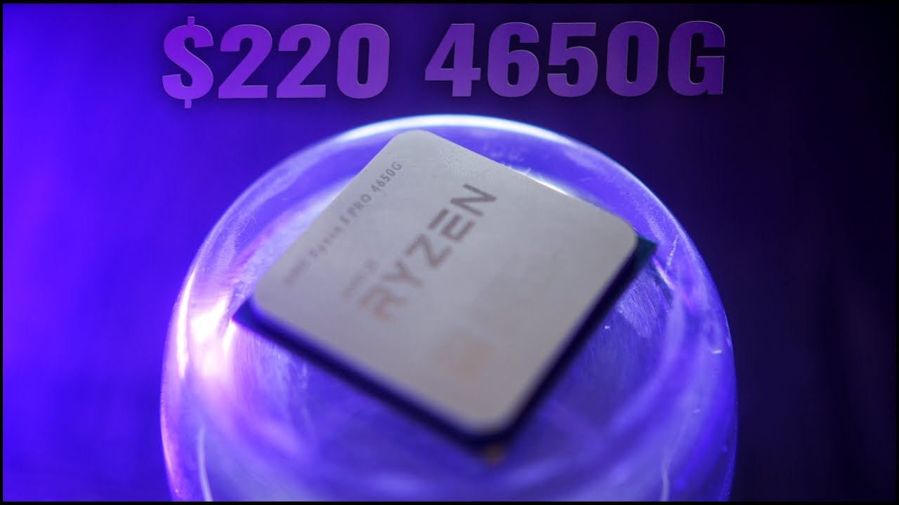 Ryzen 5 4650G - $220 Zen 2 APU, but why no RDNA?