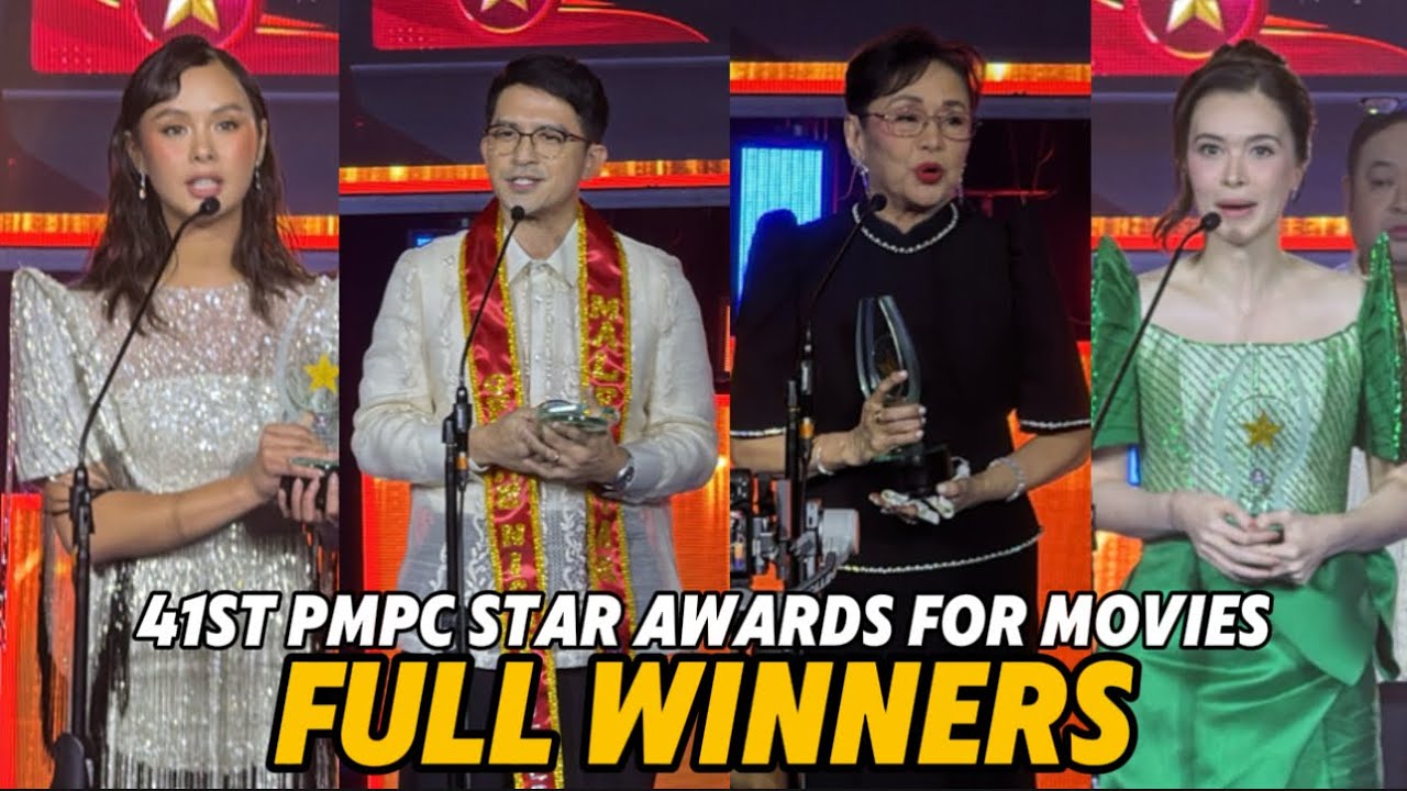41st PMPC Star Awards 2025 for Movies | Full List of Winners (FULL SHOW)