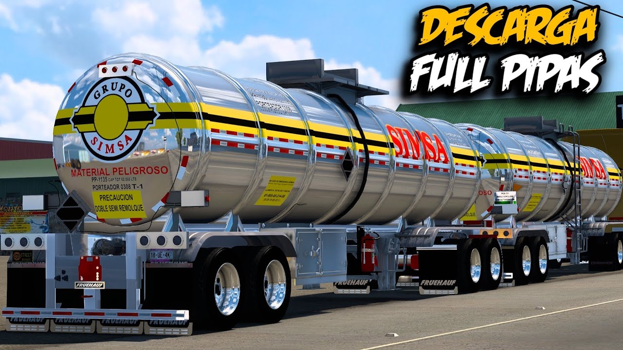 DESCARGA FULL DE PIPAS CON SKINS MEXICANAS 🇲🇽🔥🍯, MOD ATS 1.58