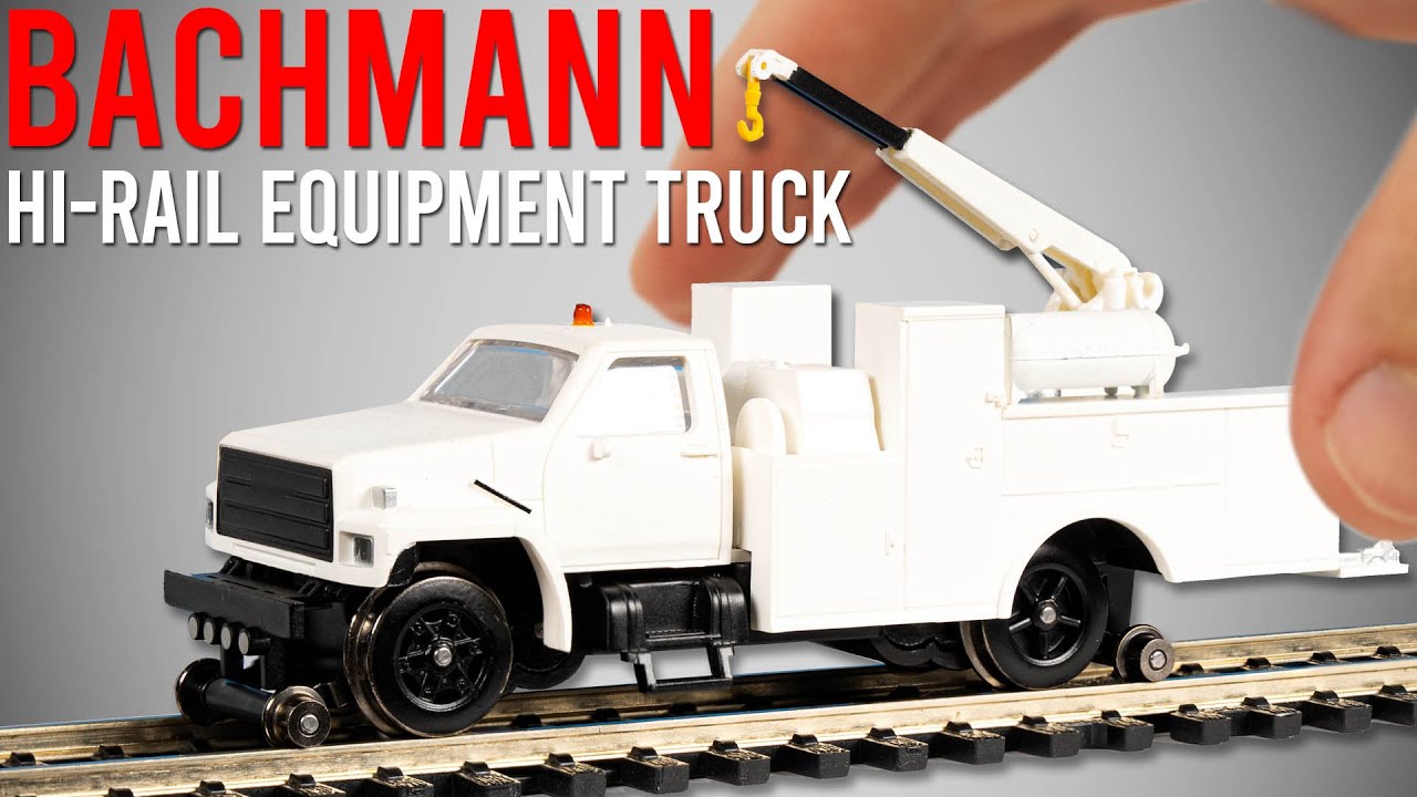 Пикап на рельсах!? | Bachmann High Rail Equipment Truck | Распаковка и обзор