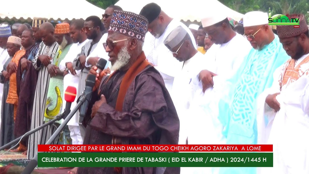 TABASKI 2024 A LOMÉ DIRIGÉE PAR IMAM AGORO ZAKARIA