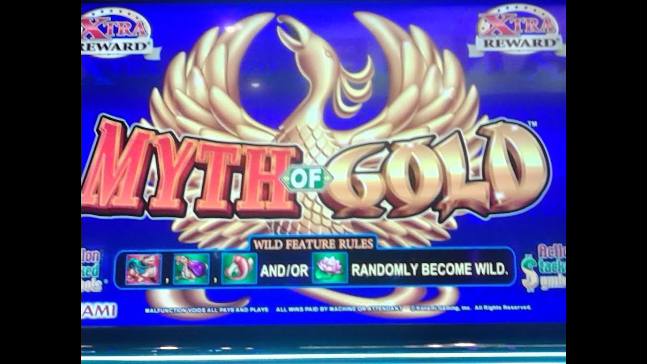 New Konami - Myth Of Gold Slot Machine -  Collection of Line Hits on a $1.20 bet