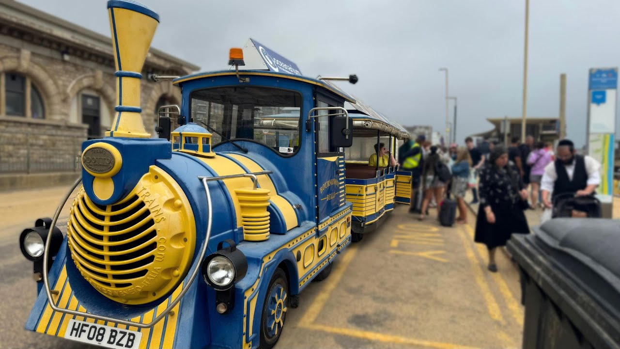 A Ride On The&nbsp;Land Train From Bournemouth&nbsp;Pier&nbsp;To Boscombe&nbsp;Pier #realtime