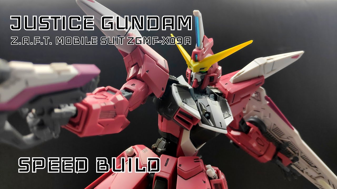 MG JUSTICE GUNDAM Z.A.F.T. MOBILE SUIT ZGMF-X09A - FULL SPEED BUILD