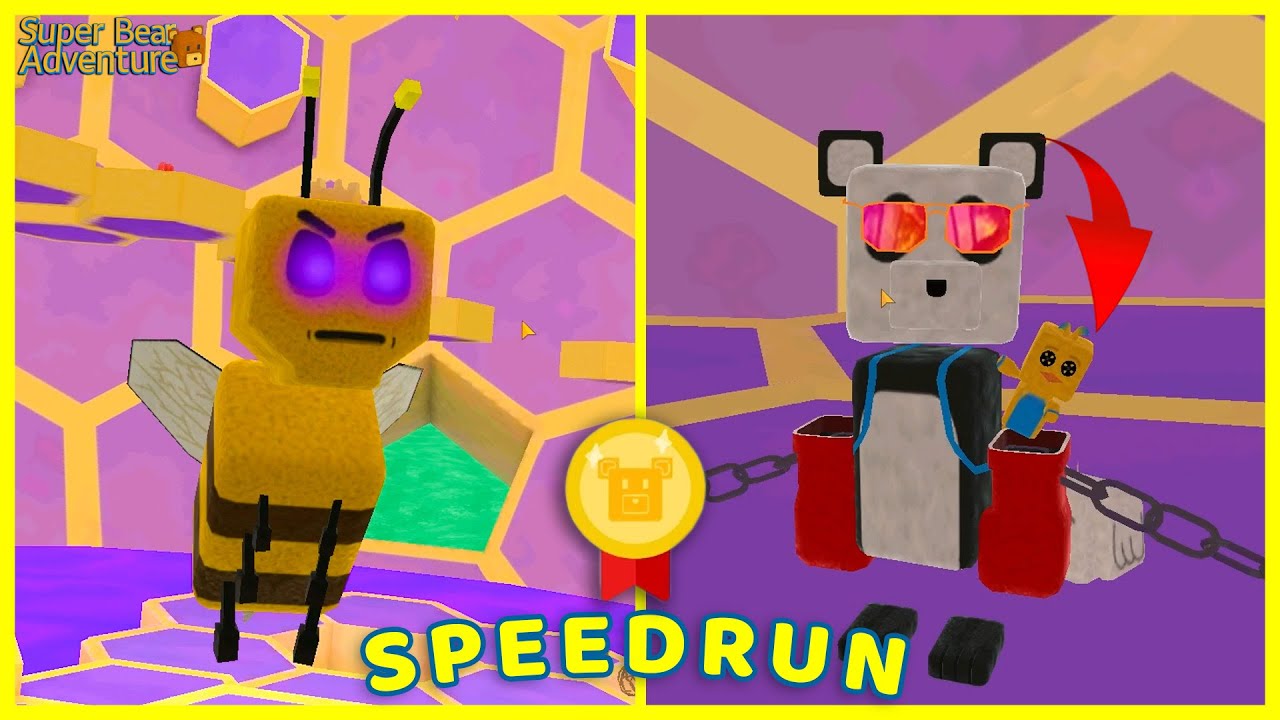 SUPER BEAR ADVENTURE KOVAN SPEEDRUN ALTIN AYI MADALYASI