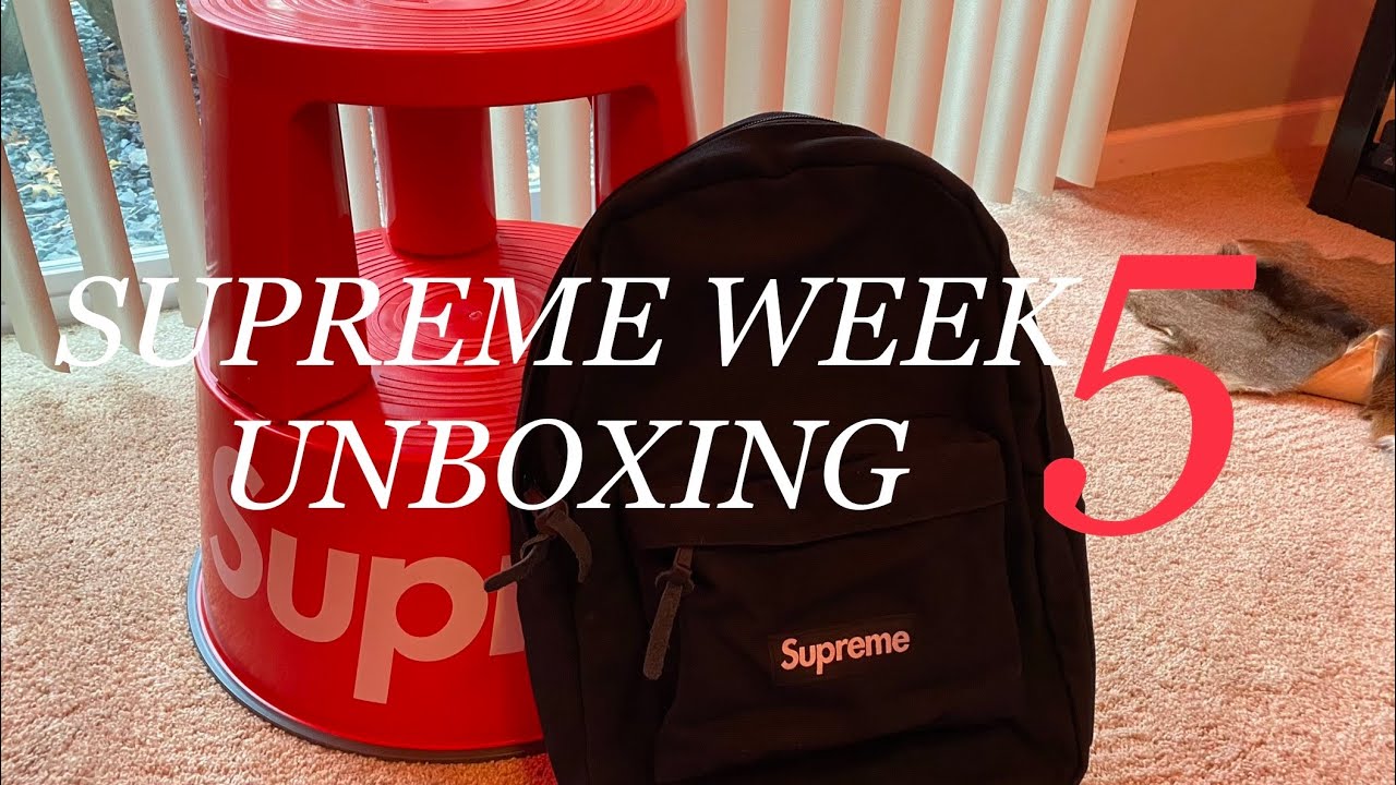 SUPREME WEDO Step Stool & Canvas Backpack (FW20 WEEK 5) | UNBOXING & REVIEW
