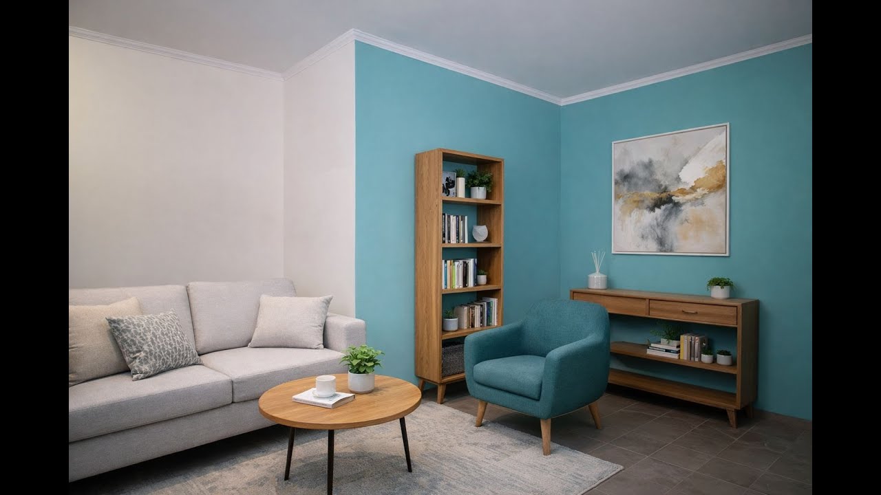 Styropor Stuckleiste Roma 27 – moderne Wohnzimmerdekoration einfach und preisgünstig