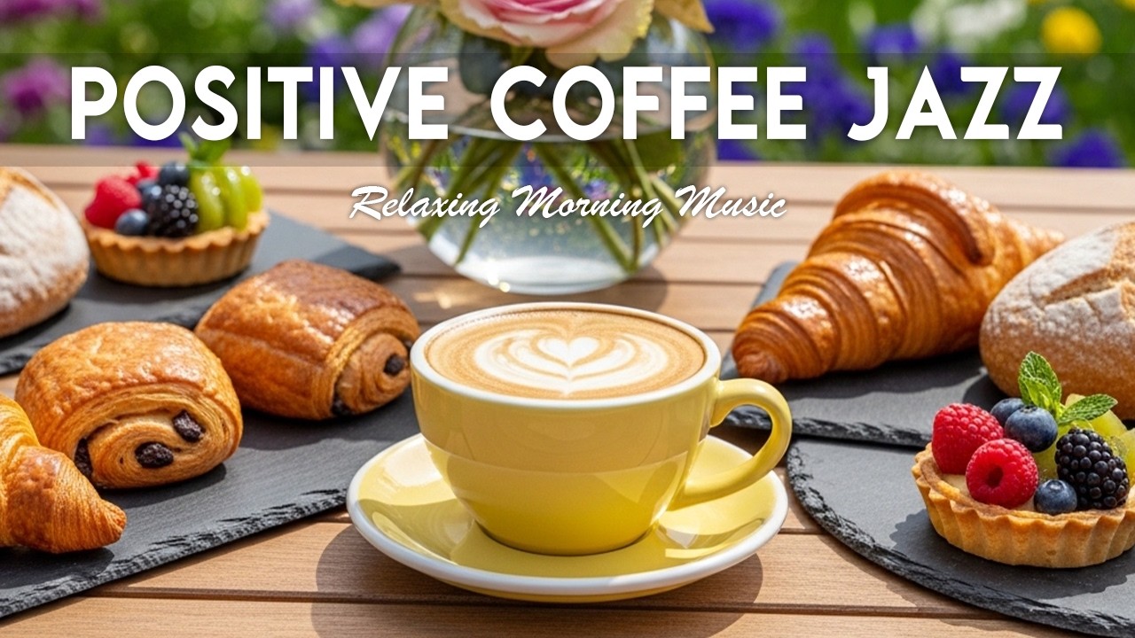 Positive Coffee Jazz - Natural Soft Jazz ☕ Smooth & Relaxing Jazz for Work, Study & Sleep