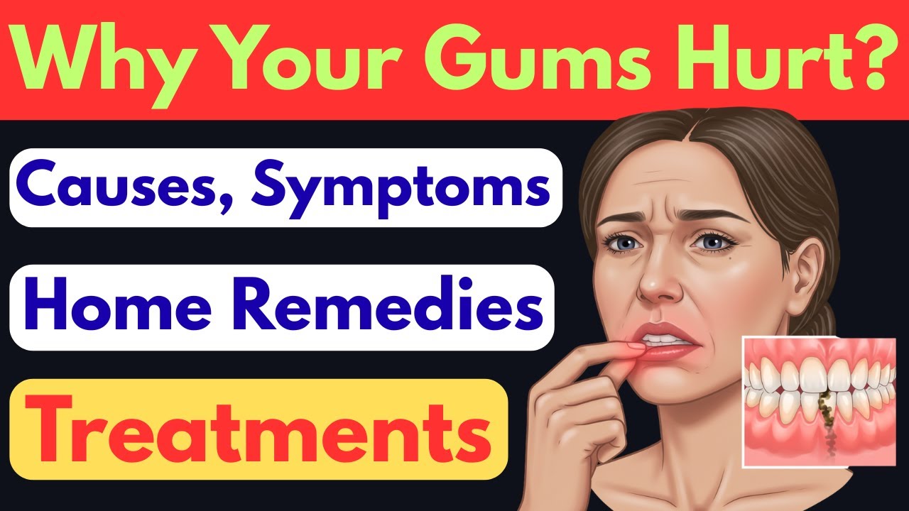 Why Your Gums Hurt | Sore Gums Remedy | Gum Swelling And Pain | Painful Gums Remedy