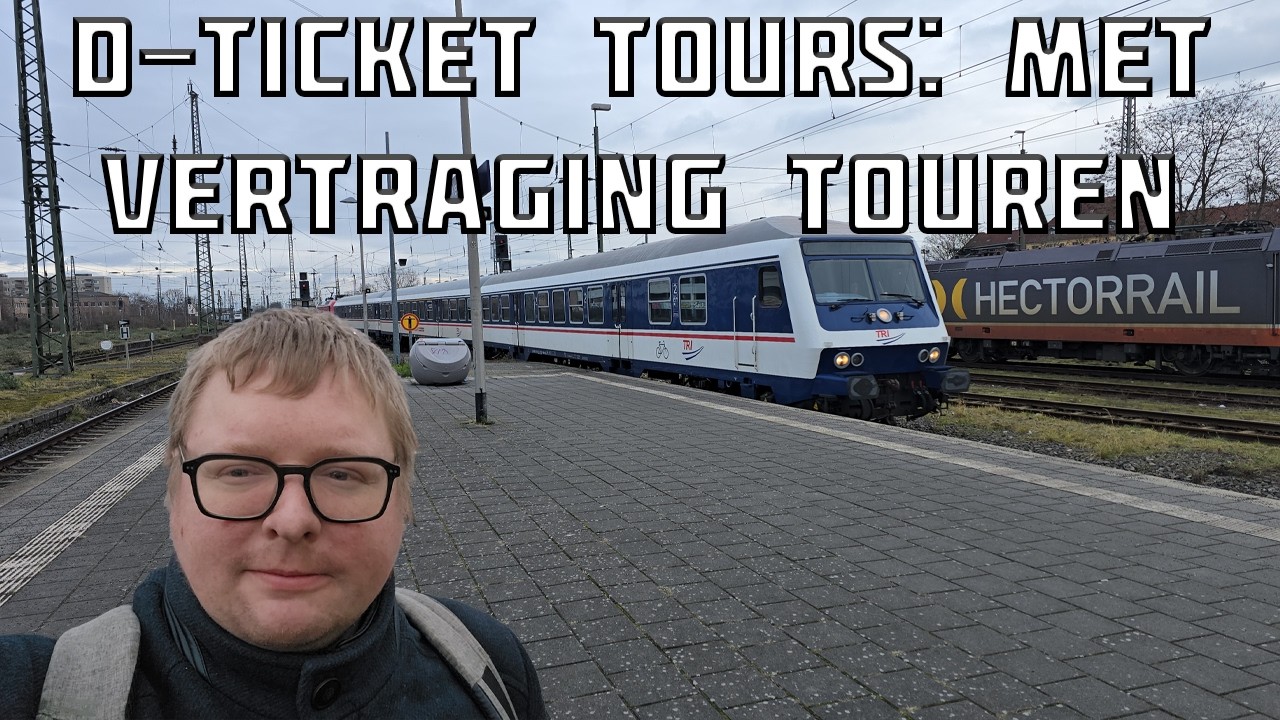 D-Ticket Tours: Touren door Duitsland met minstens 55 minuten vertraging