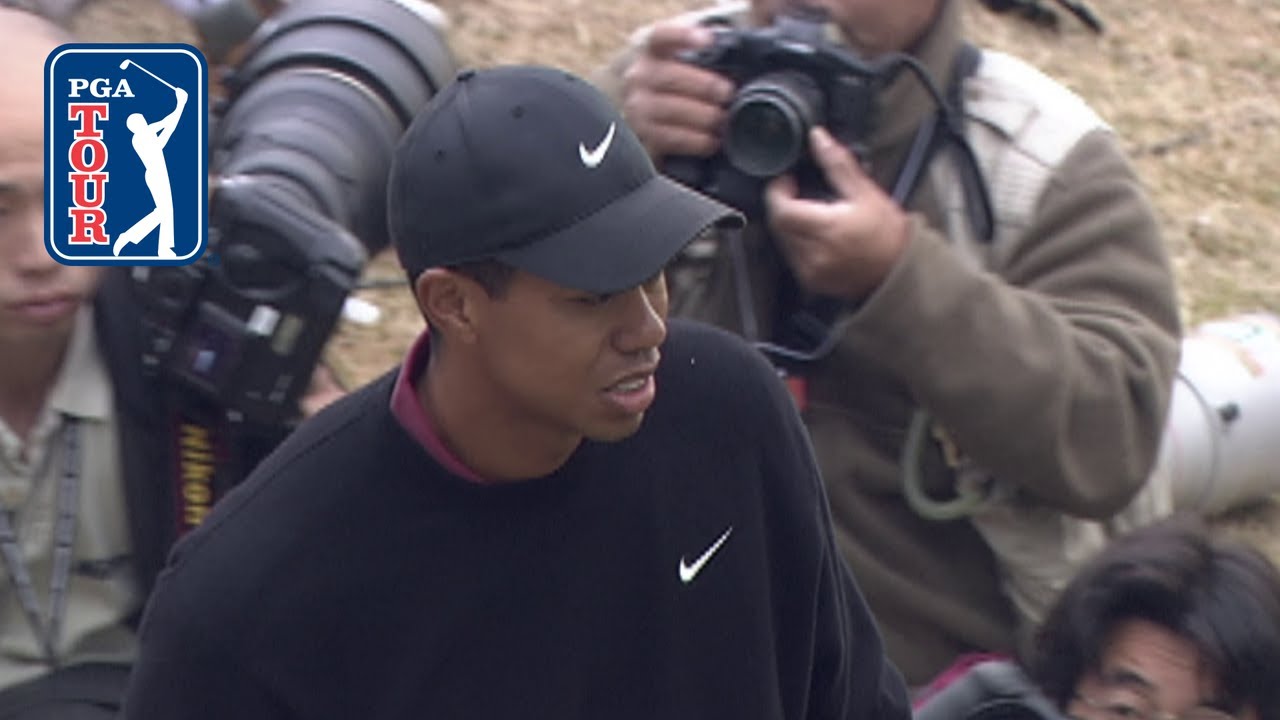 Tiger Woods relives dramatic chip-in at 2001 WGC-EMC World Cup