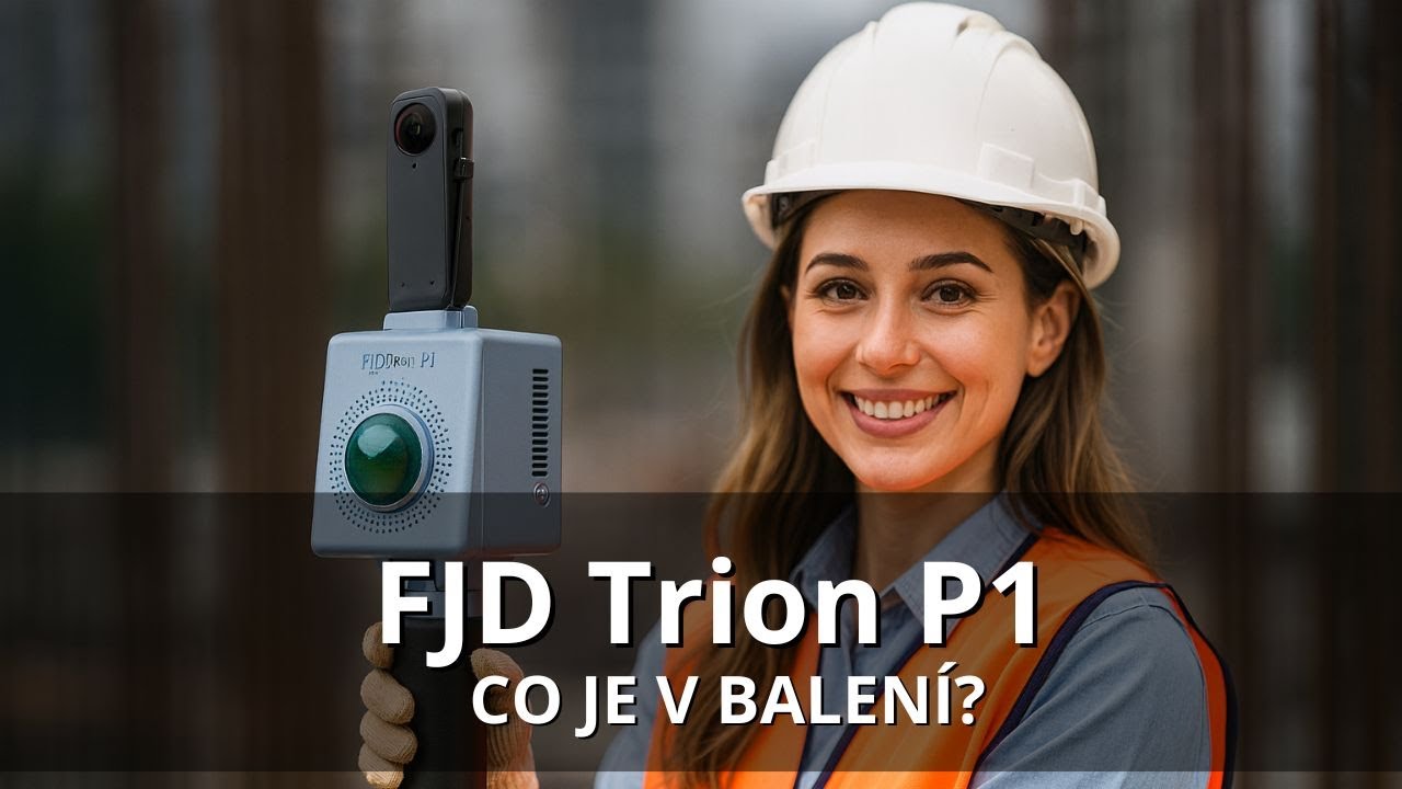 Mobilní laserový skener FJD Trion P1 – standardní výbava