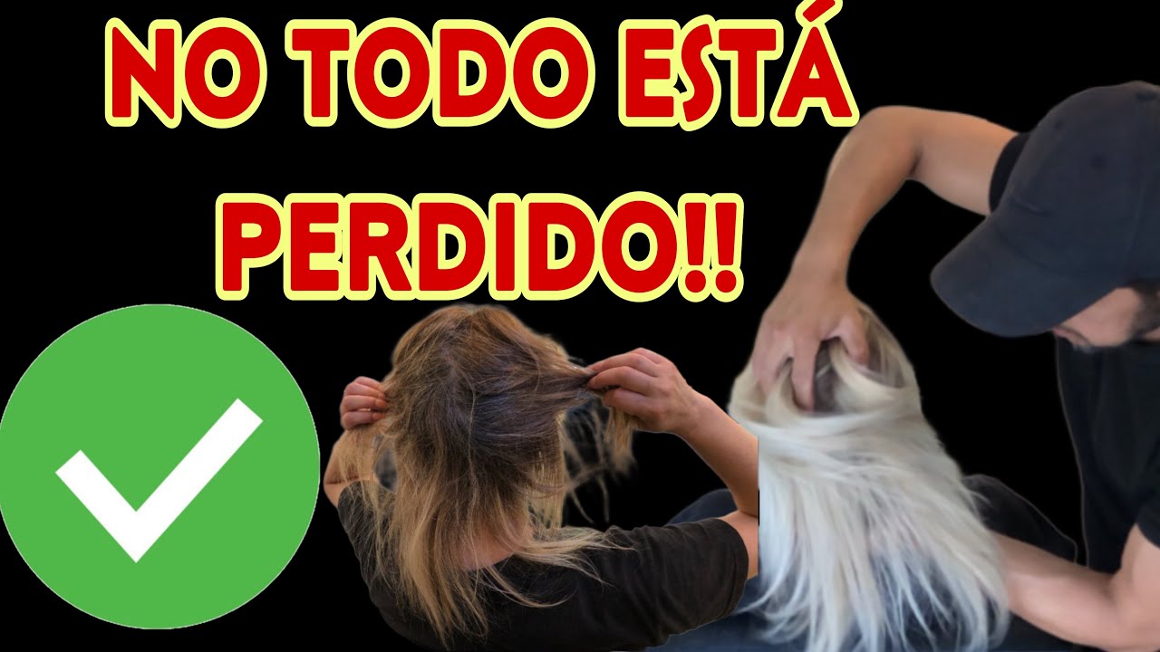 COMO DECOLORAR SIN DA&Ntilde;AR#Rubio extra claro #platinado