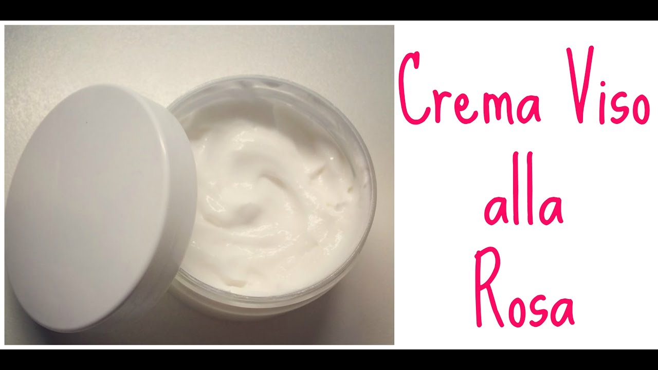 ❤CREMA VISO IDRATANTE ALLA ROSA❤ facile ed efficace!