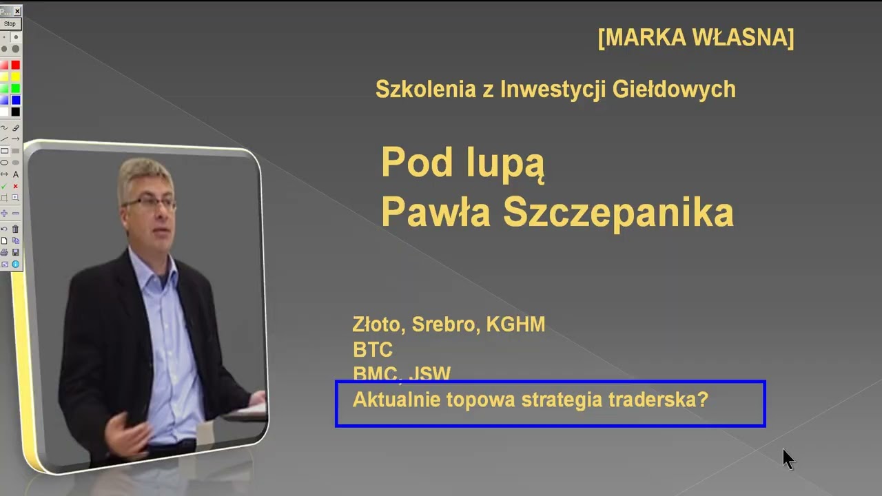 Pod lupą Pawła Szczepanika: Srebro, Złoto, KGH, Bticoin, BMC, JSW, topowa strategia traderska.