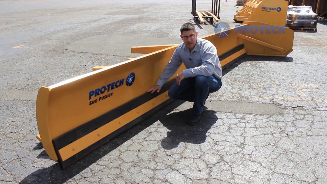 Low Profile Angle Sno Pusher - Pro-Tech Sno Pusher