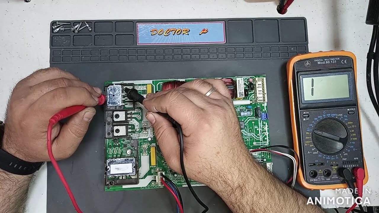 Error  E1 en placa electrónica unidad exterior de aire acondicionado MIDEA.(  SOLUCIONADO )