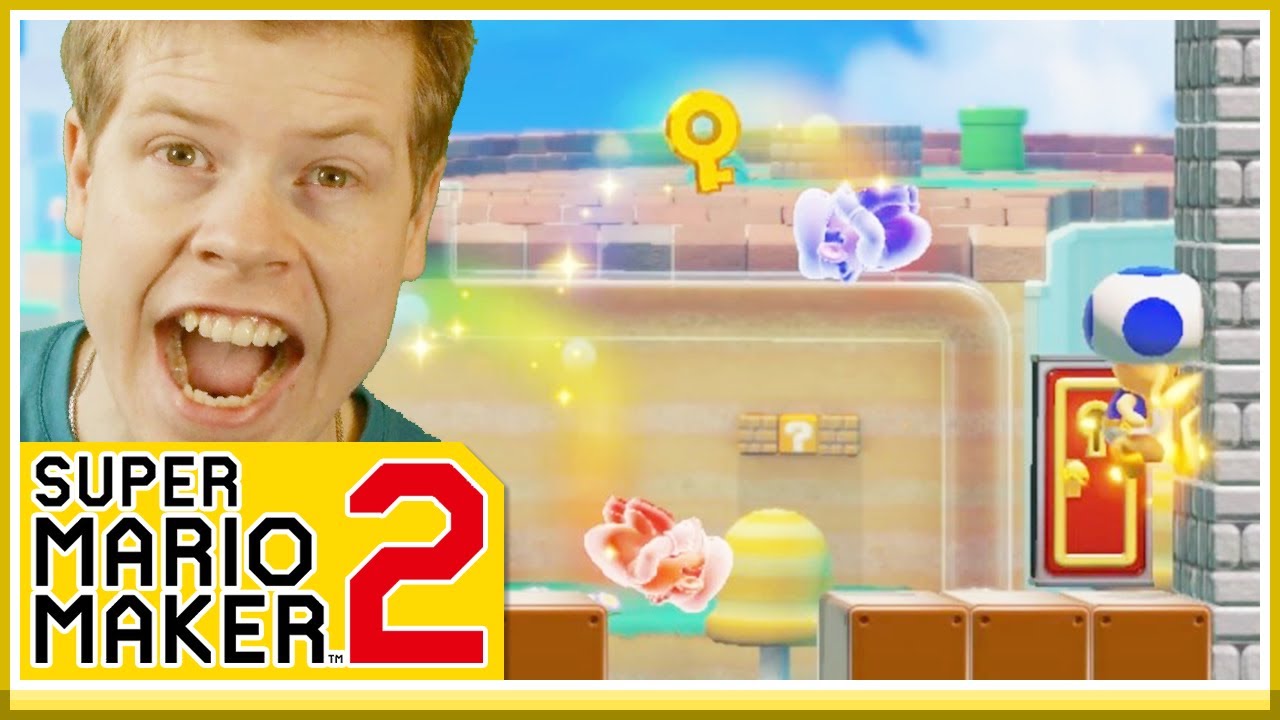 SÅ HIMLA TUR! - Multiplayer i Mario Maker 2 #8