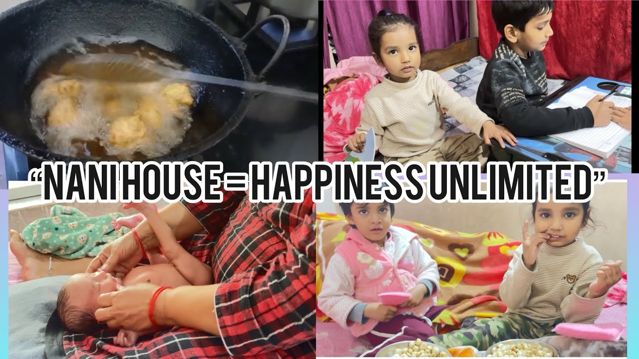 Nani Ke Ghar – Pyaar, Masti Aur Mithai”🍫 #viral #nanikaaghar #cutebaby #trending 
