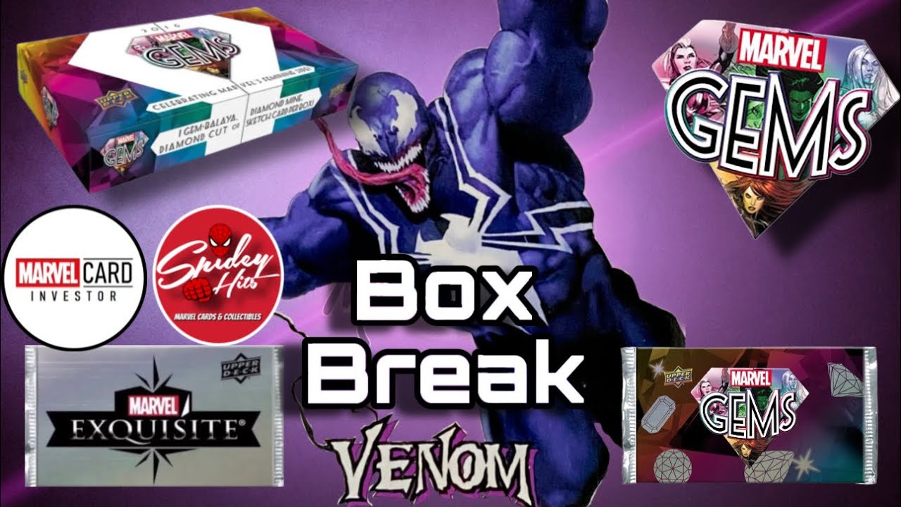 Exquisite Marvel Gems Box Break & Giveaway | Saturday Morning Marvel Cards