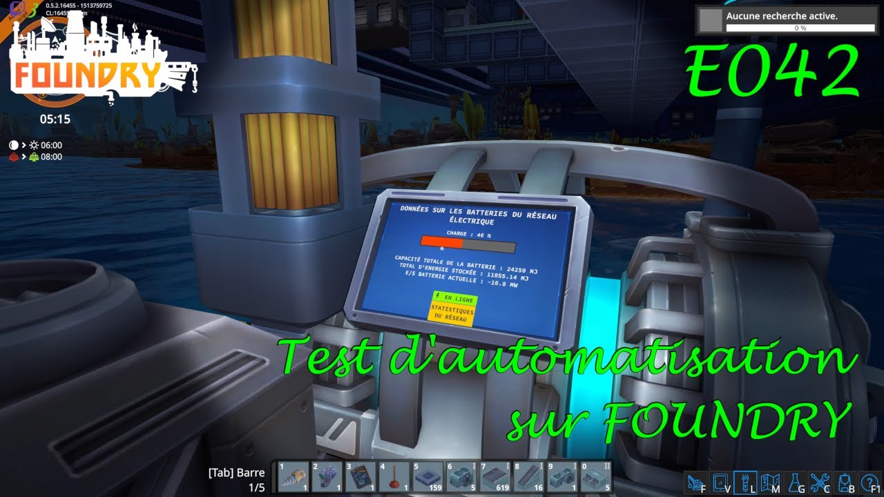 Test d'automatisation | FOUNDRY [FR] E042 #gameplayfr #letsplayfr #foundry