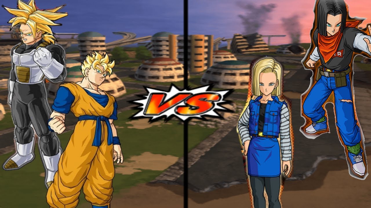 [TAS] DBZ BT3: Trunks & Future Gohan Vs. Android 17 & 18 (Enhanced Red Potara) (Request Match)
