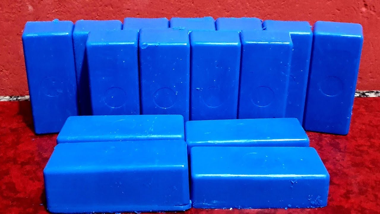 🔵SABÃO DE SODA SEM ÓLEO O MELHOR DO YOUTUBE DE 2 FIZ 15 BARRAS DE SABÃO