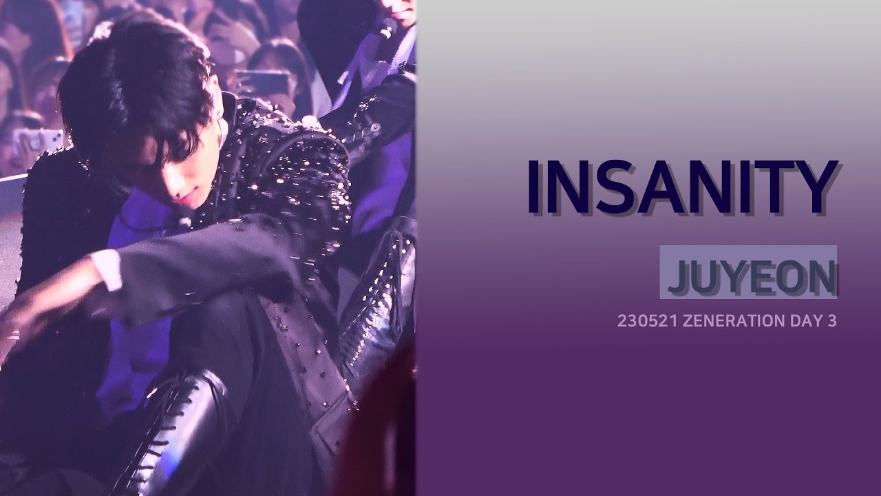 [4K]더보이즈 - Insanity 주연 직캠 |ZENERATION DAY3 230521| THE BOYZ JUYEON