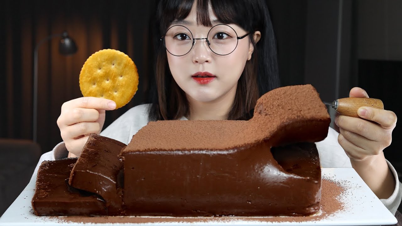 ШОКОЛАДНЫЙ ПУДИНГ🍫| MUKBANG ASMR
