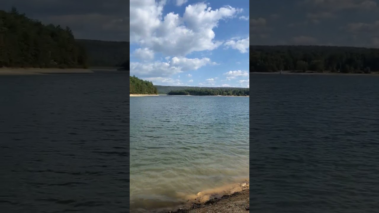 Long Pine Run Reservoir in Franklin Township, Pennsylvania