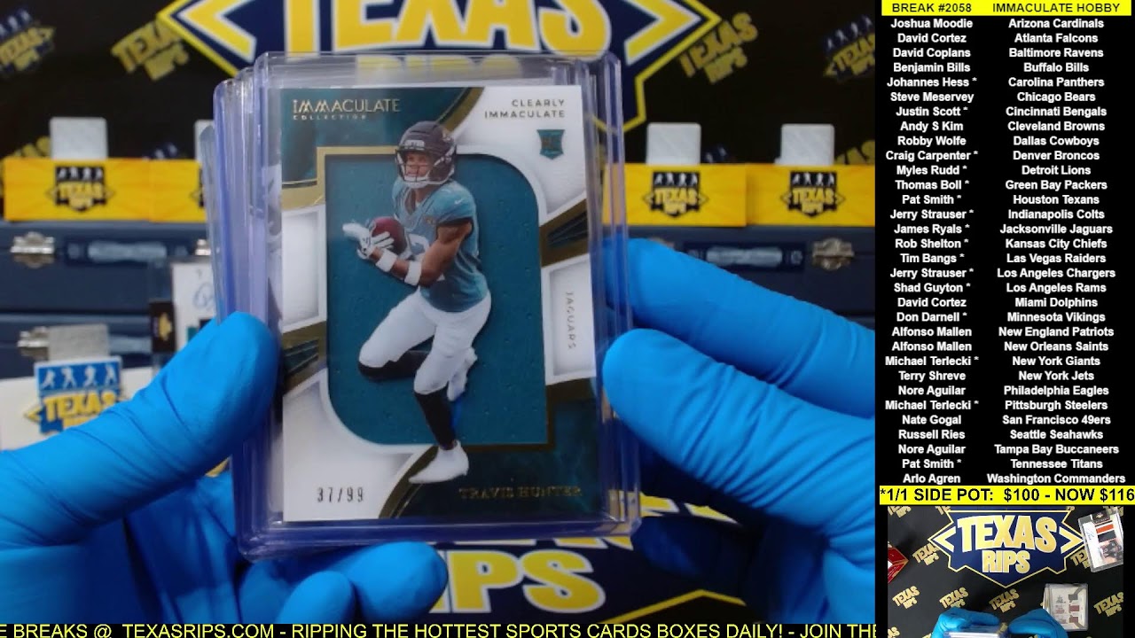 BREAK #2058 - 2025 IMMACULATE HOBBY FOOTBALL