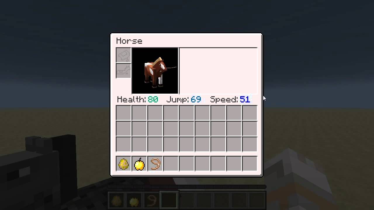 Mod: Horse stats