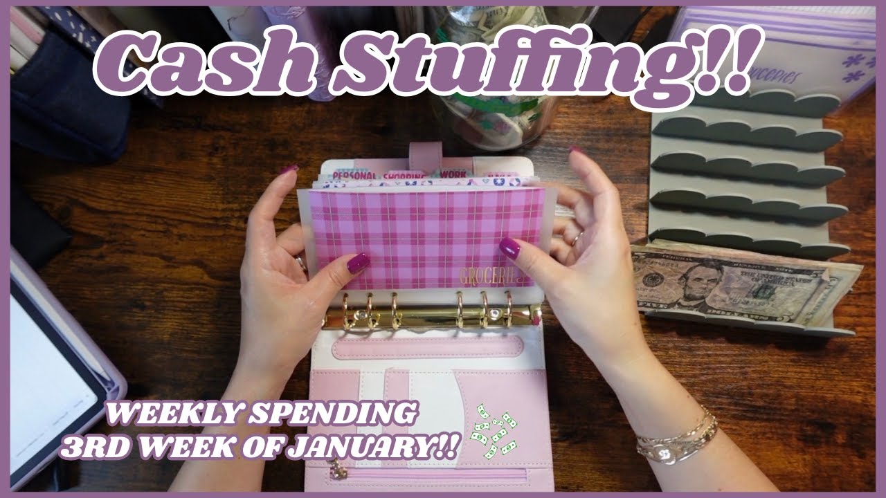 Cash Stuffing! Weekly Spending | 3rd Week of January!