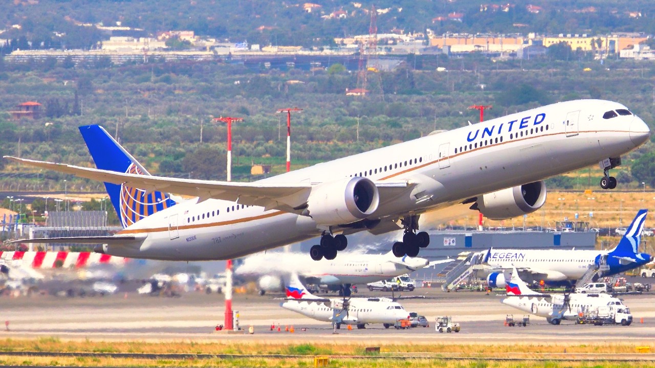 30 MINS LANDINGS & TAKEOFFS at ATH | 4K | Close Up Plane Spotting at Athens Airport, Greece!